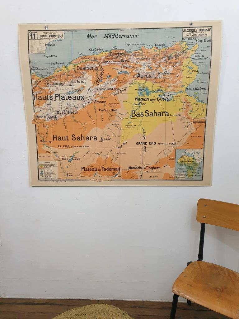 School Map - Algeria and Tunisia -