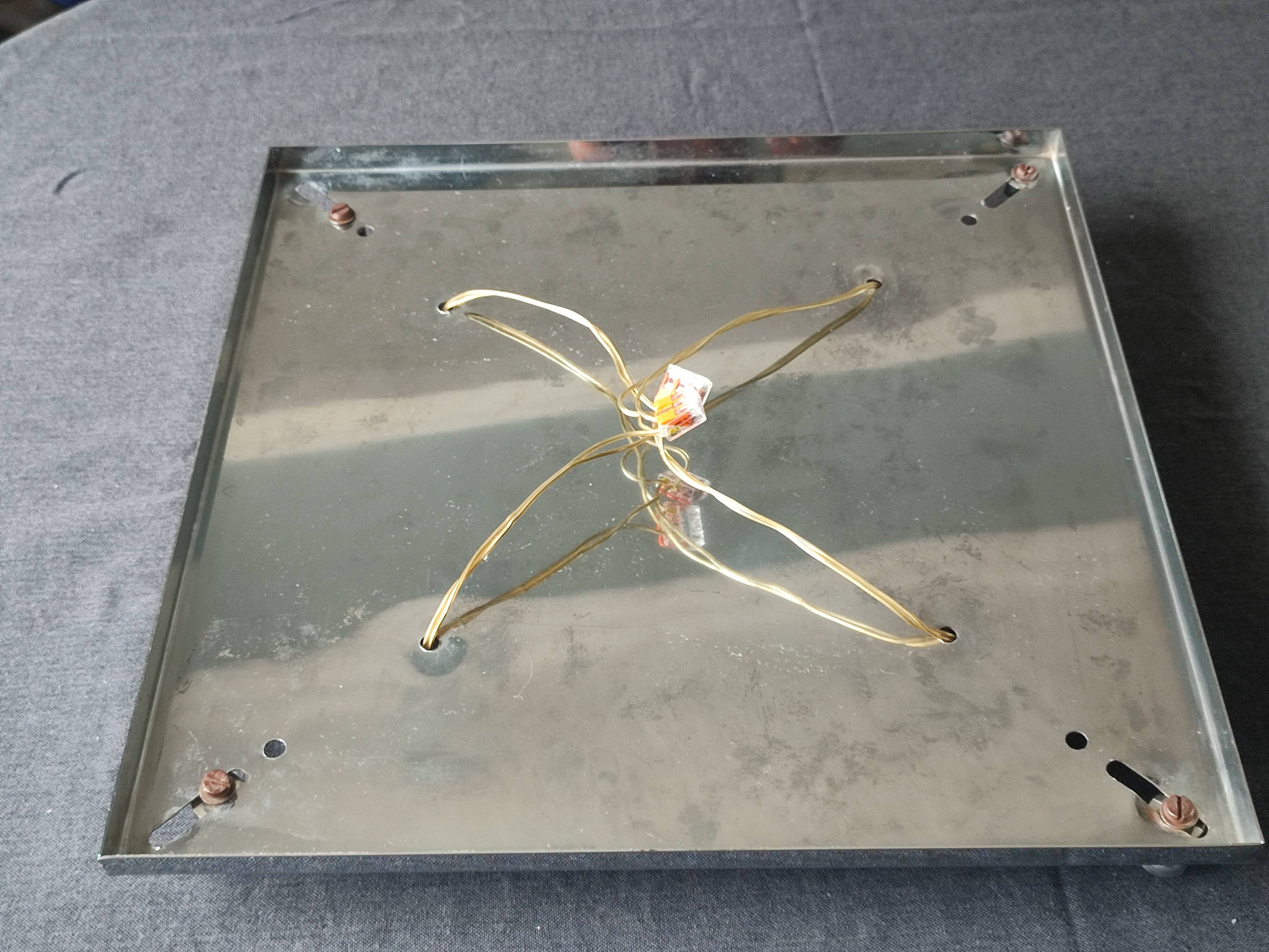 Large vintage Murano glass wall light