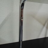 Table d'appoint en chrome et verre