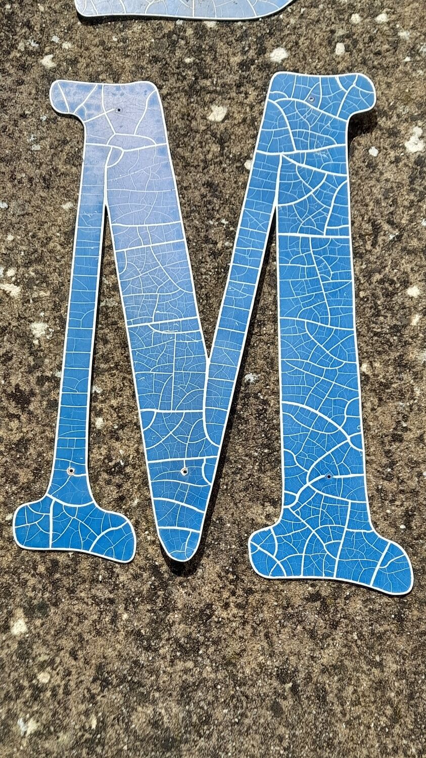 Lot of letters of sign