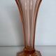 Val saint Lambert pink glass vase
