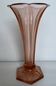 Val saint Lambert pink glass vase