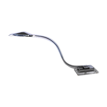 Cobra lamp in plexiglass and chrome metal, 80s