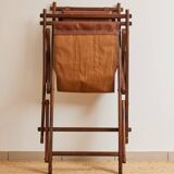 Vintage wooden deckchair