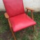 Vintage red armchair