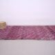 Purple Vintage Moroccan Rug 185 x 437 cm - Large Berber Wool Rug Handmade