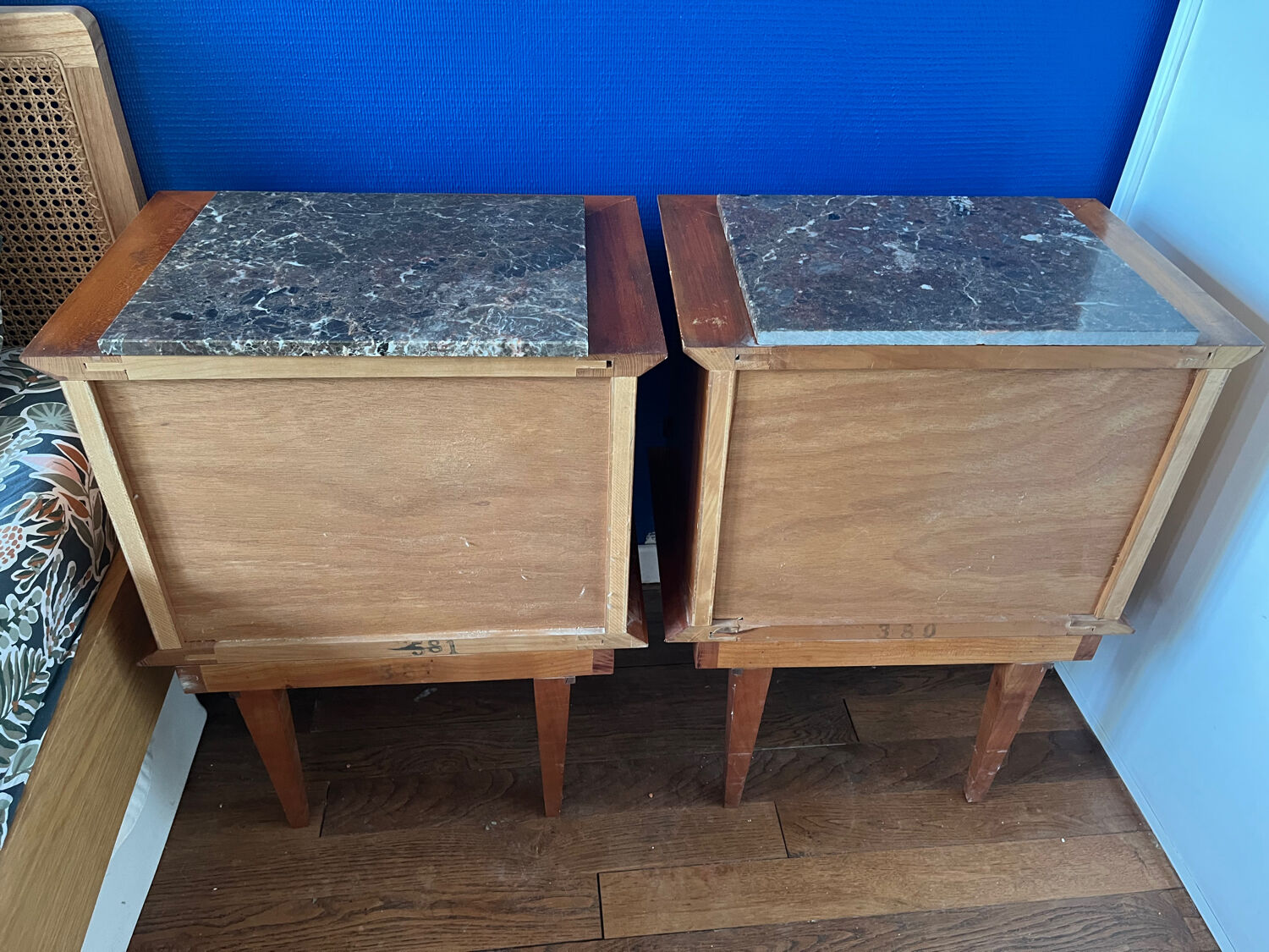 Vintage bedside tables