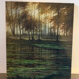 Ancient landscape signed