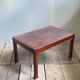 Modern Mahogany and Brazilian Rosewood Side Table Sweden circa 1960s