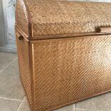 Vintage rattan box