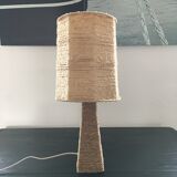 String lamp on sandstone