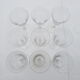 Set of 11 crystal wine glasses 1930s