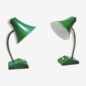 Paire de lampes italiennes années 50/60