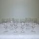 6 10cl crystal wine glasses