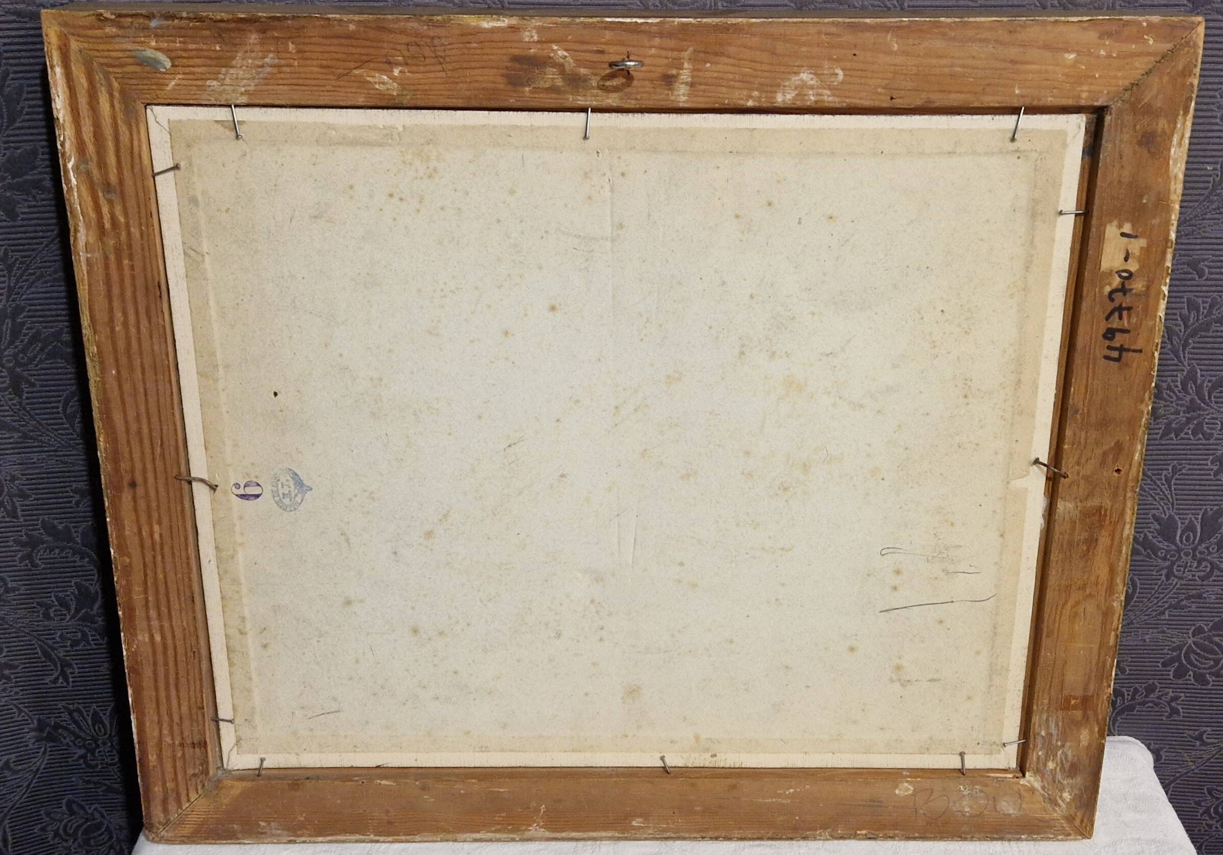 Sunny farmhouse painting