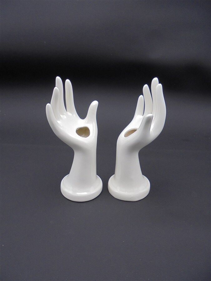 Duo de vases soliflores ou baguiers