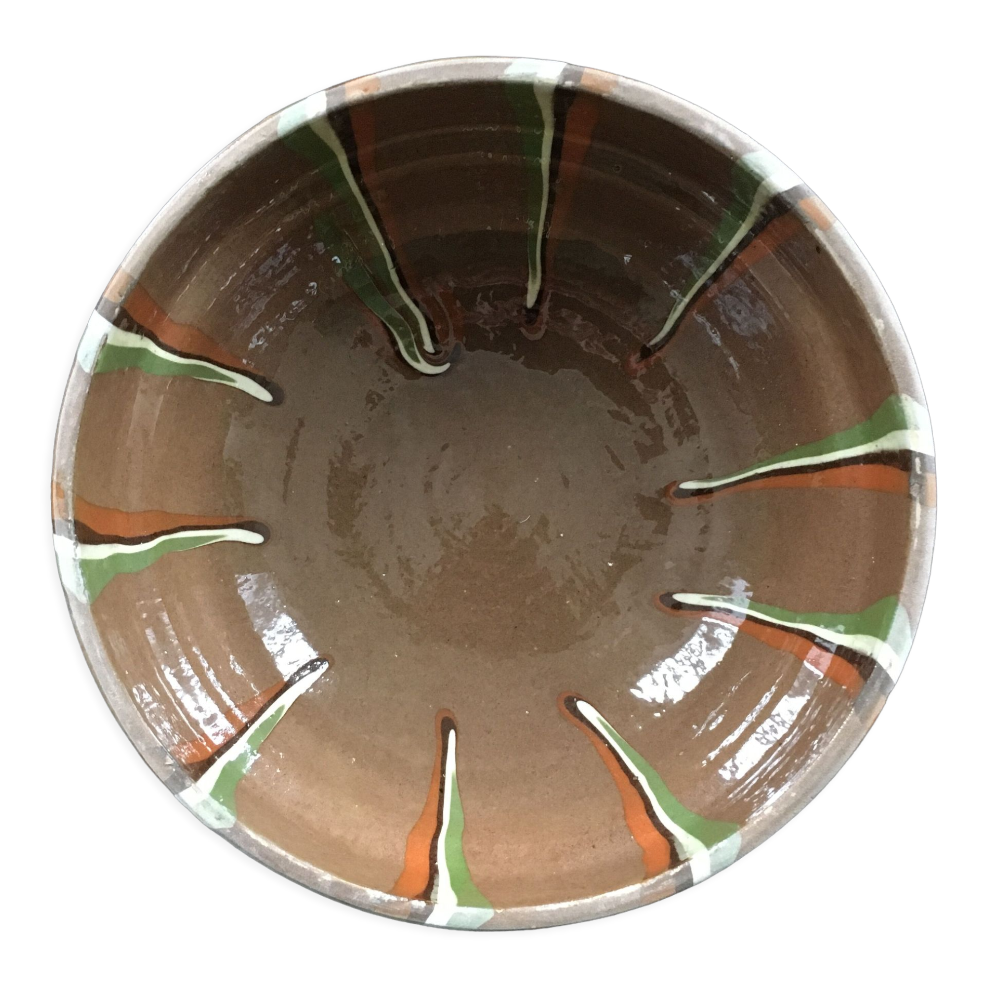 Saladier terre cuite mélangée