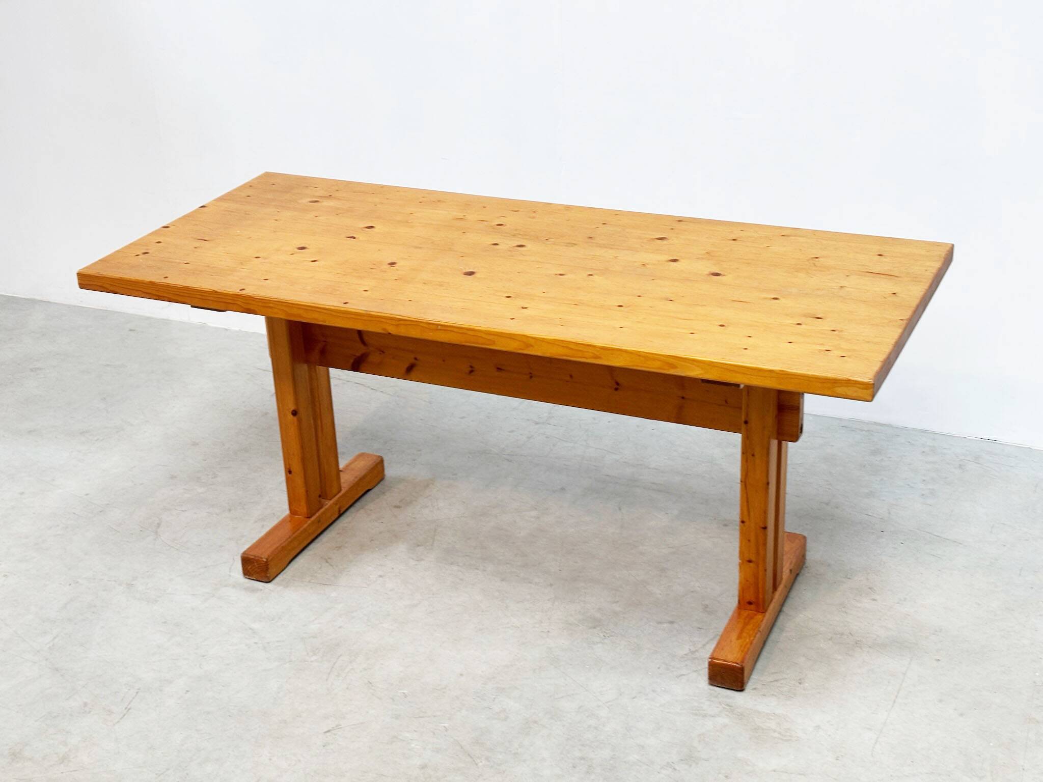 Les Arcs Dining table or desk by Charlotte Perriand