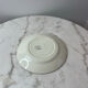 Flat plate with hand-painted floral decoration