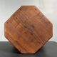 Mid-Century artisanal octagonal hand crafted plant stand stool, circa 1950s