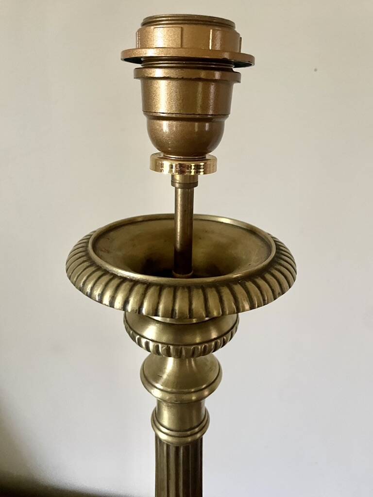Old church tripod lamp base
