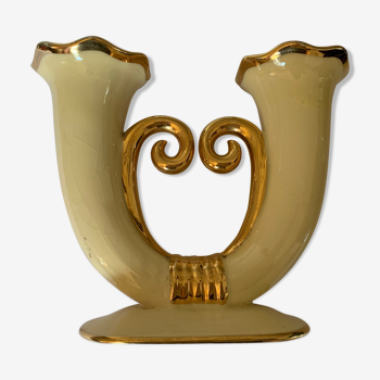 Rococo vase, double cornucopia late 50s