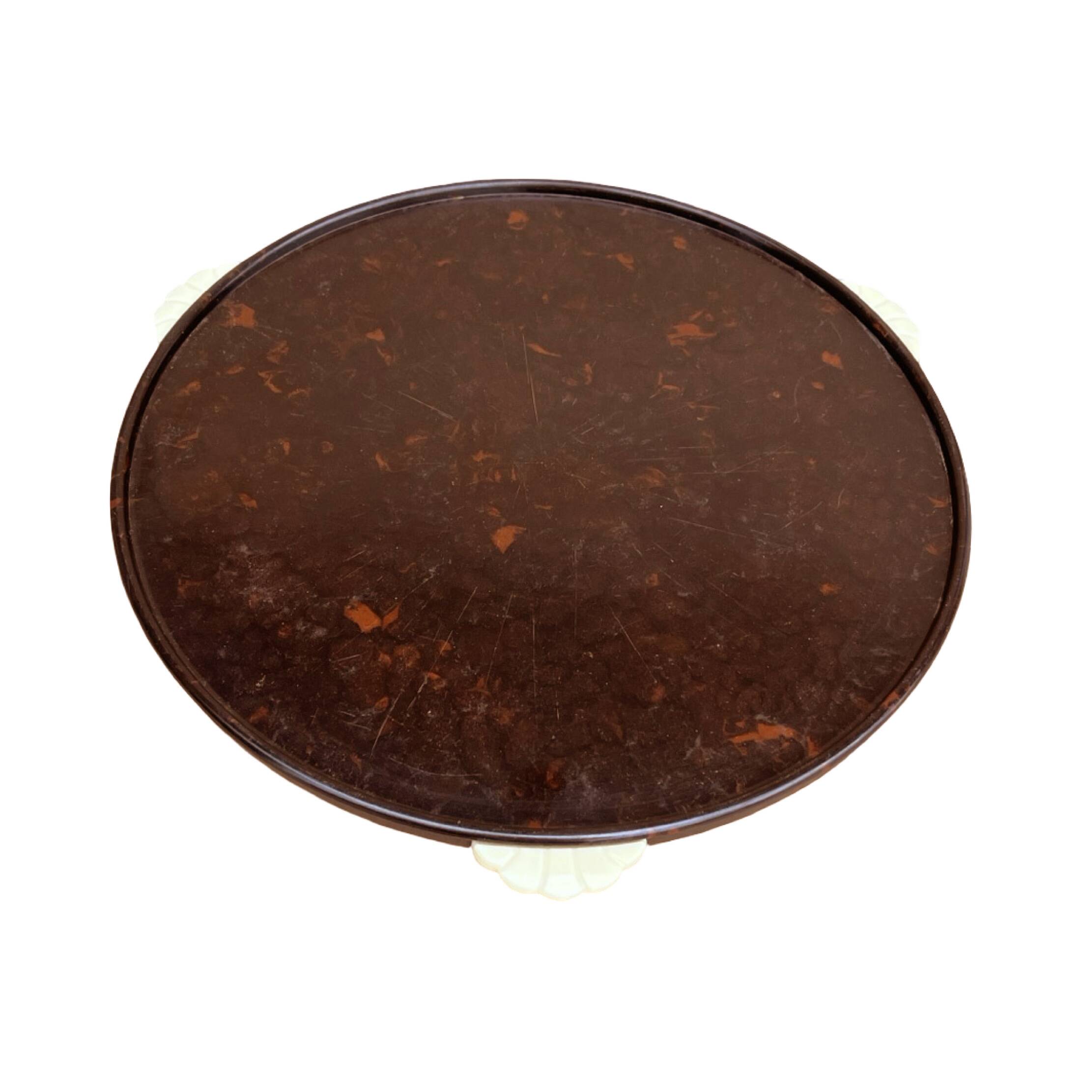 Bakelite rotating tray Kreutz in Art Deco style, Germany, 1930s.