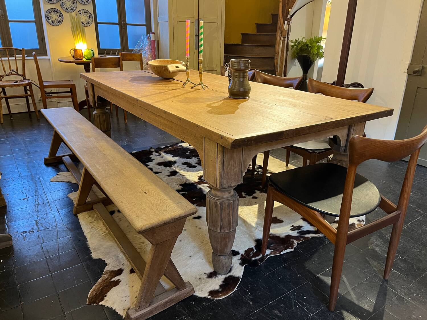 Grande table de ferme