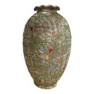 Vase en céramique italien années 70