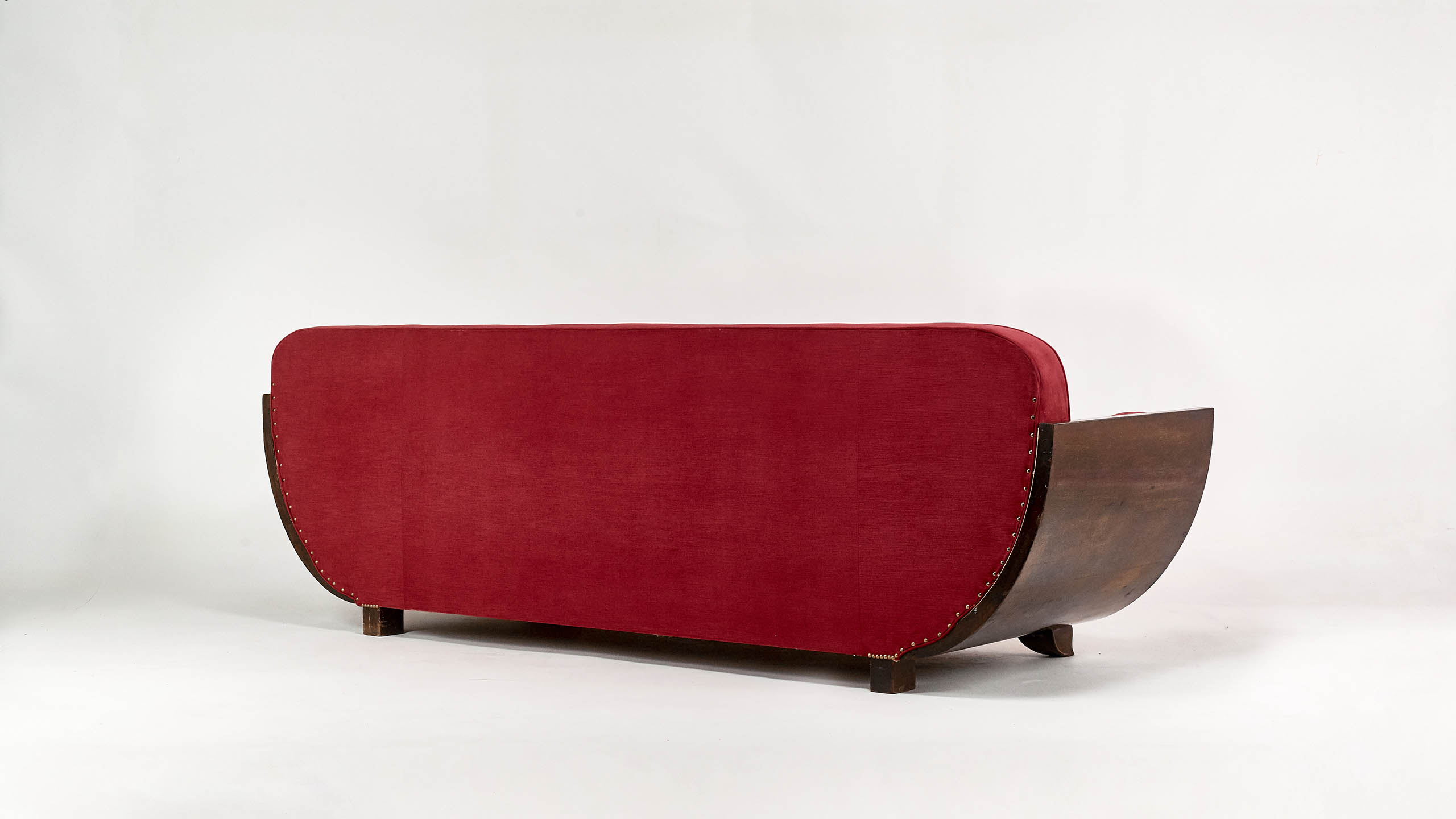 Gondole Art Deco period bench, France 1930