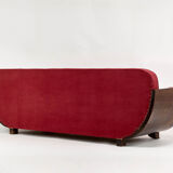 Gondole Art Deco period bench, France 1930