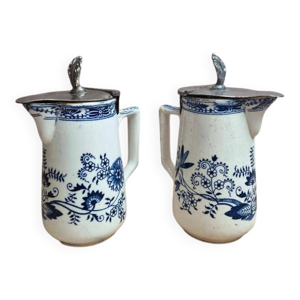 Paire de pots à lait - boch