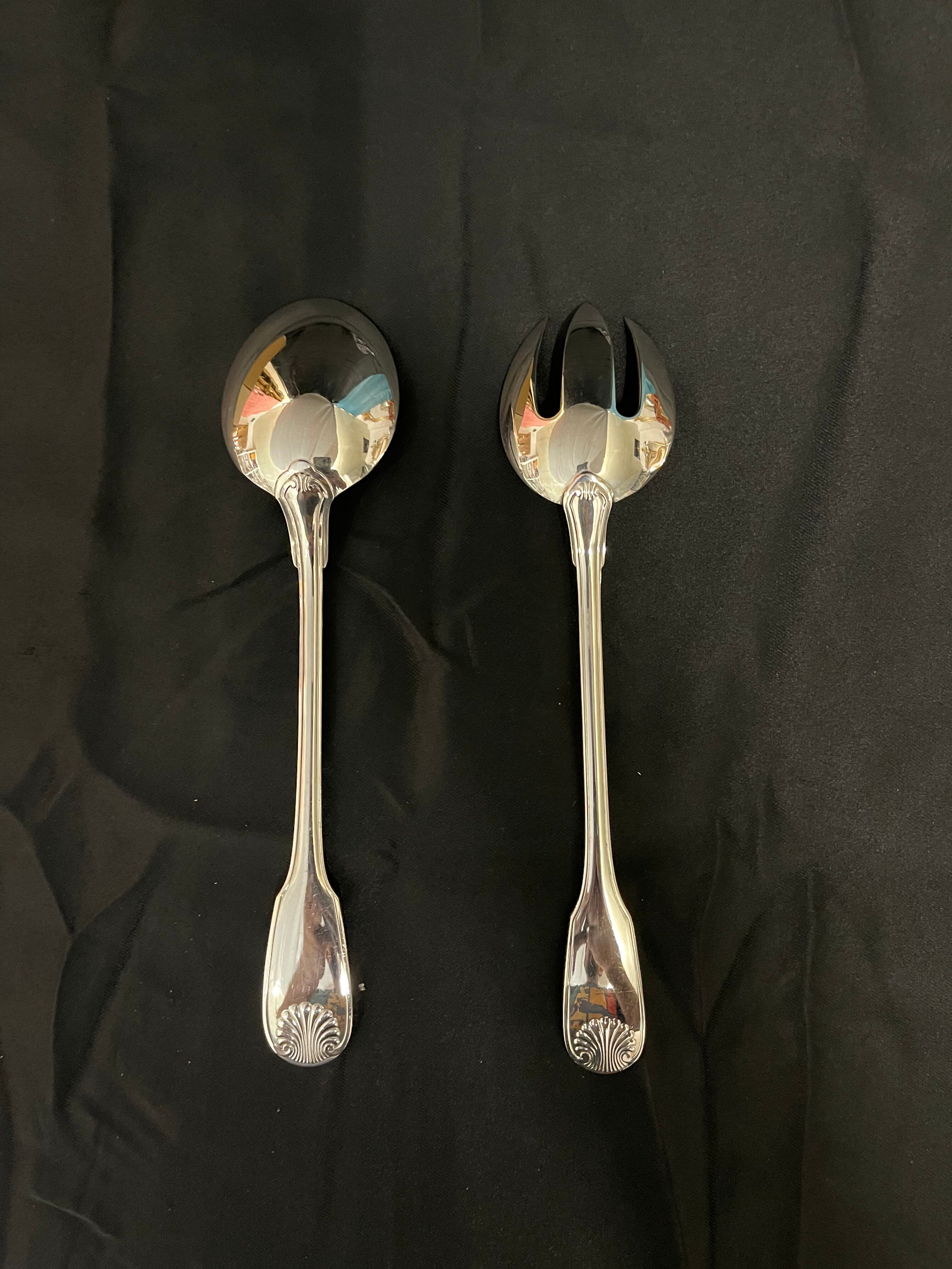 Christofle, service cutlery model vendome, shell