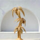 Large "coconut/palm" floor lamp in rattan