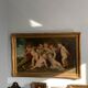 Oskar Krenzer, Putti avec guirlande d’après Rubens, huile sur toile