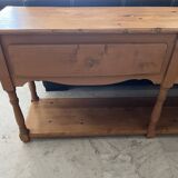 Console drapier avec 2 tiroirs