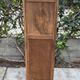 Rare pair of Art Deco glass columns in solid walnut – renovated