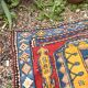Vintage Caucasian Kazak carpet handmade USSR 1950 - wool on wool 255x120