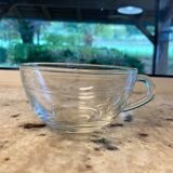 Vintage teacups/chocolate Gigogne Duralex