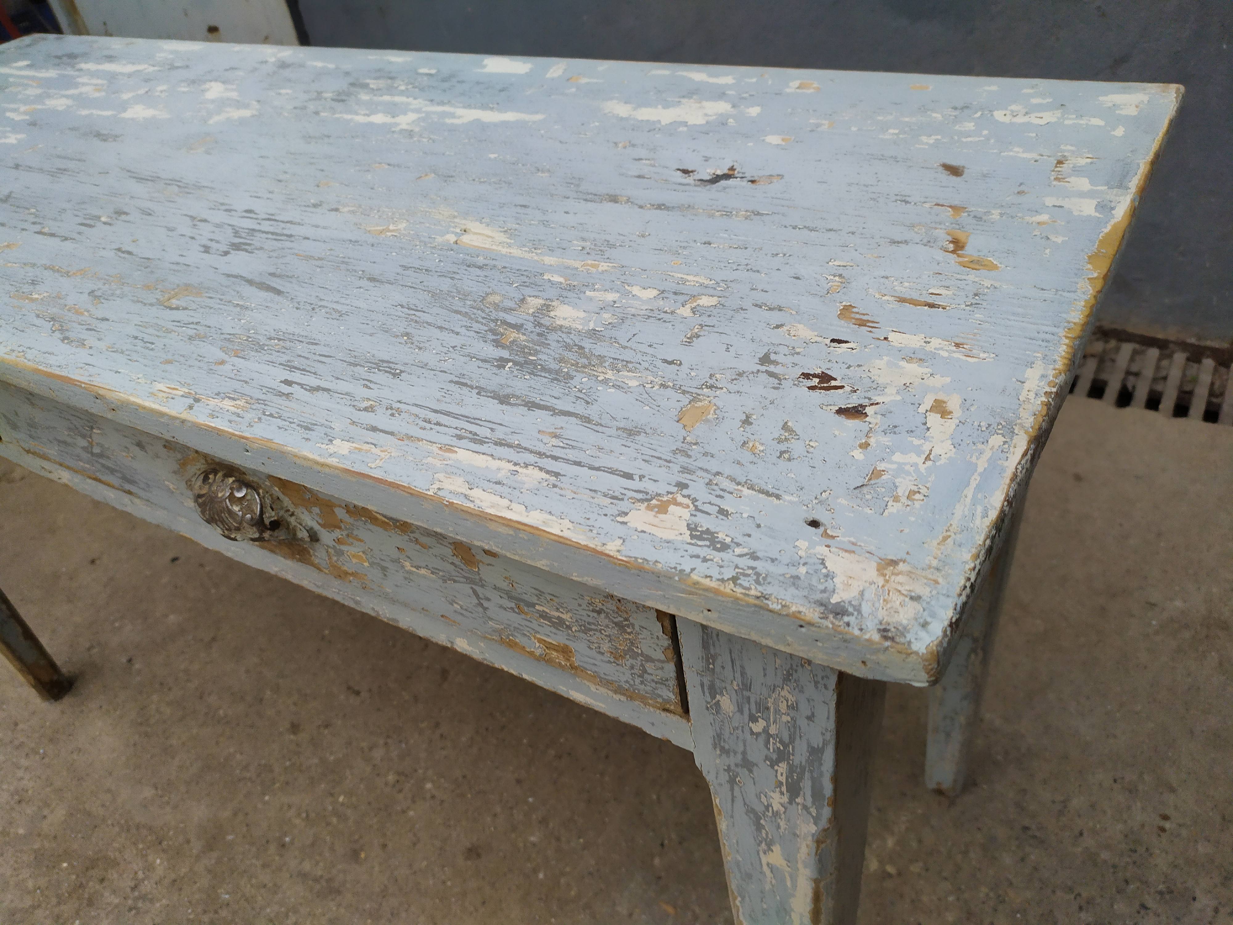 Rustic skated console table