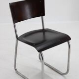 Chaise tubulaire Bauhaus/fonctionnaliste des années 1930, restaurée