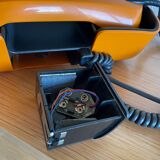Phone orange pop art vintage telic ptt 1975 design f. quirin
