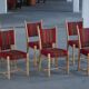 Danois Milieu du Siècle Moderne, Ensemble de 6 Chaises de Salle à Manger en Chêne, Henning Kjærnulf, Années 1960
