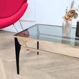 Table basse moderniste en verre
