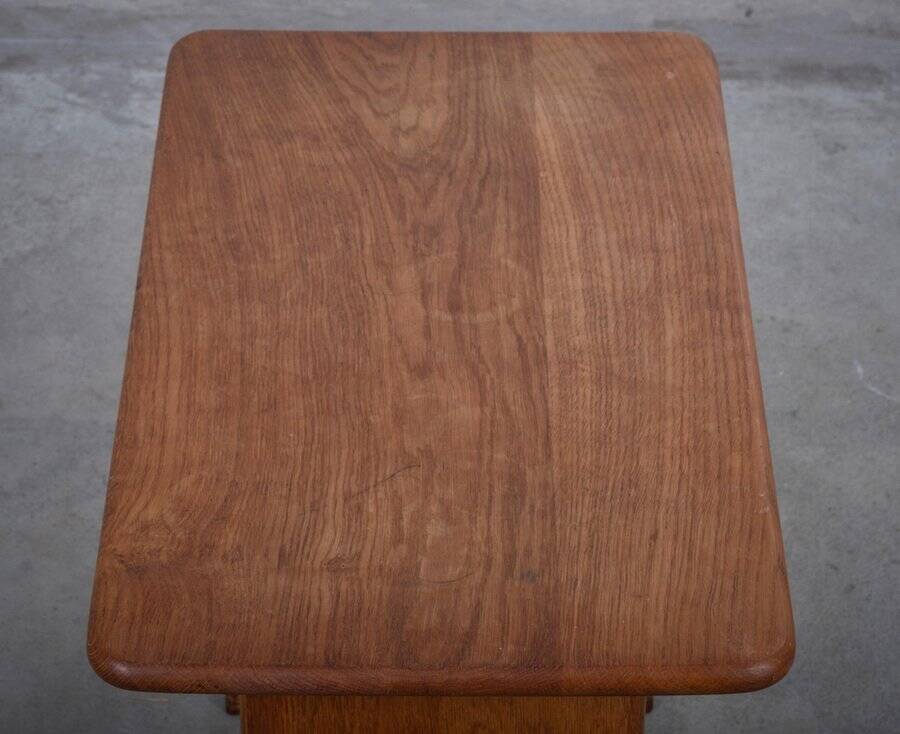 Vintage Oak Magazine Holder, Denmark, 1960s
