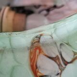 Art deco pendant lamp marbled glass ceiling light