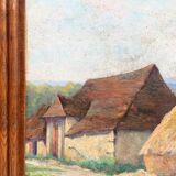 Peinture à l’huile signée Desvouas, 1900