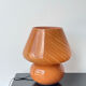 Blown glass lamp, Murano style, 1980s