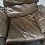 Vintage leather easy chair by Erpo