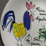 Assiette ancienne de Lili Voltz 1950 - 1960